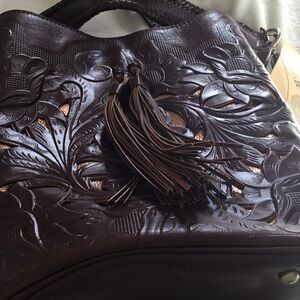 Patricia Nash with dust bag Dark Brown Octavia Floral